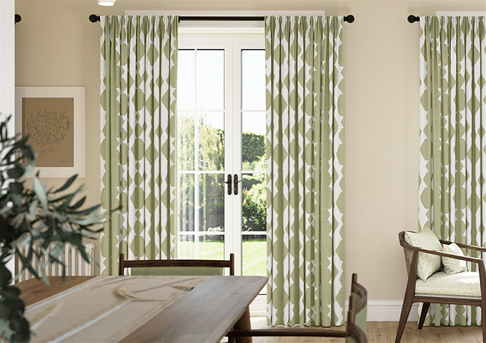Construct, Grass Green - Made to Measure Curtains - Image 3